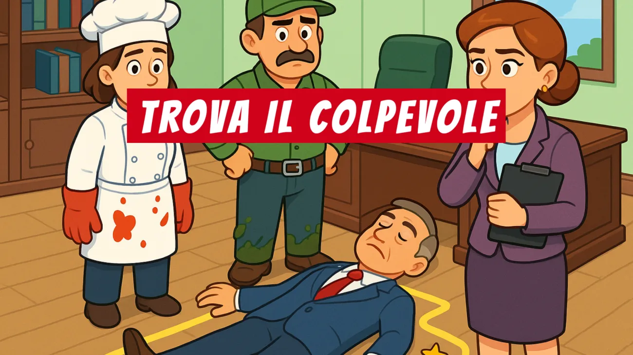 Solo chi nota questo dettaglio risolve l’enigma: riesci a trovare l’assassino prima che venga svelato? Sfida per menti geniali!"