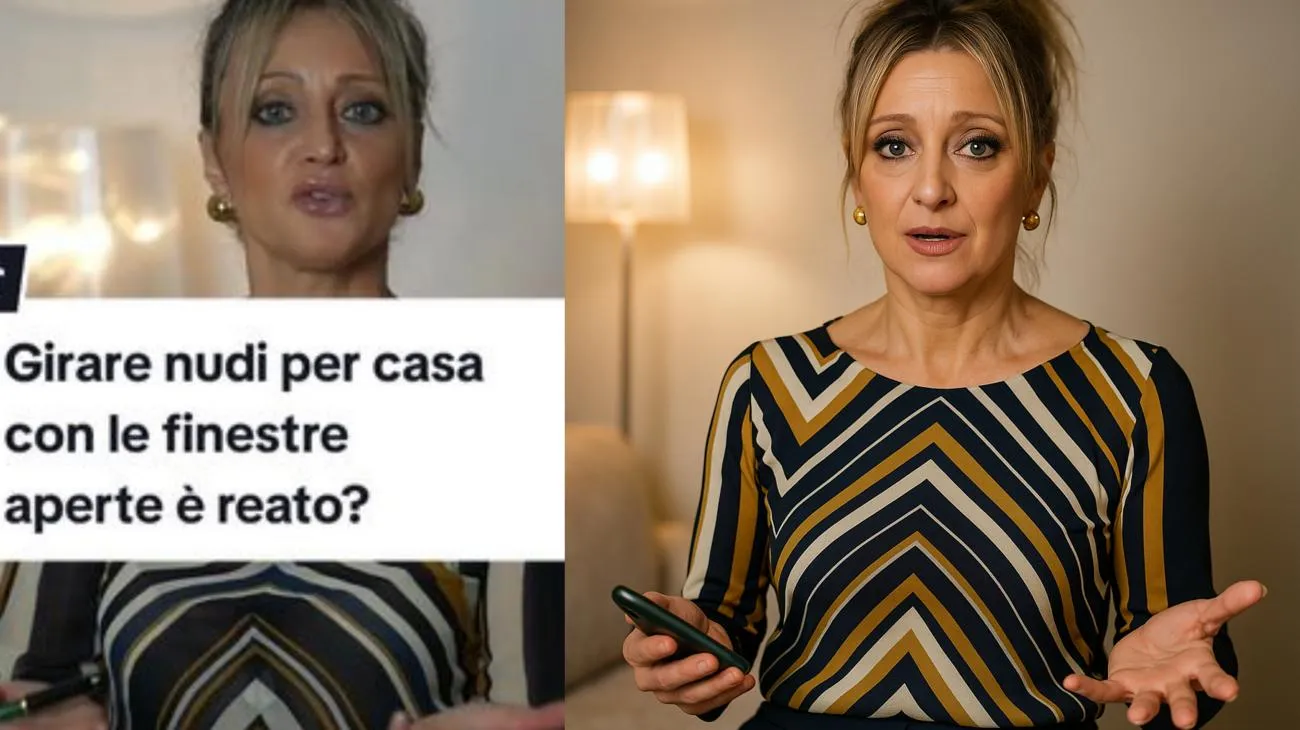 Girare nudi per casa con le finestre aperte è reato? #reato #dirittopenale #avvocatopenalista"