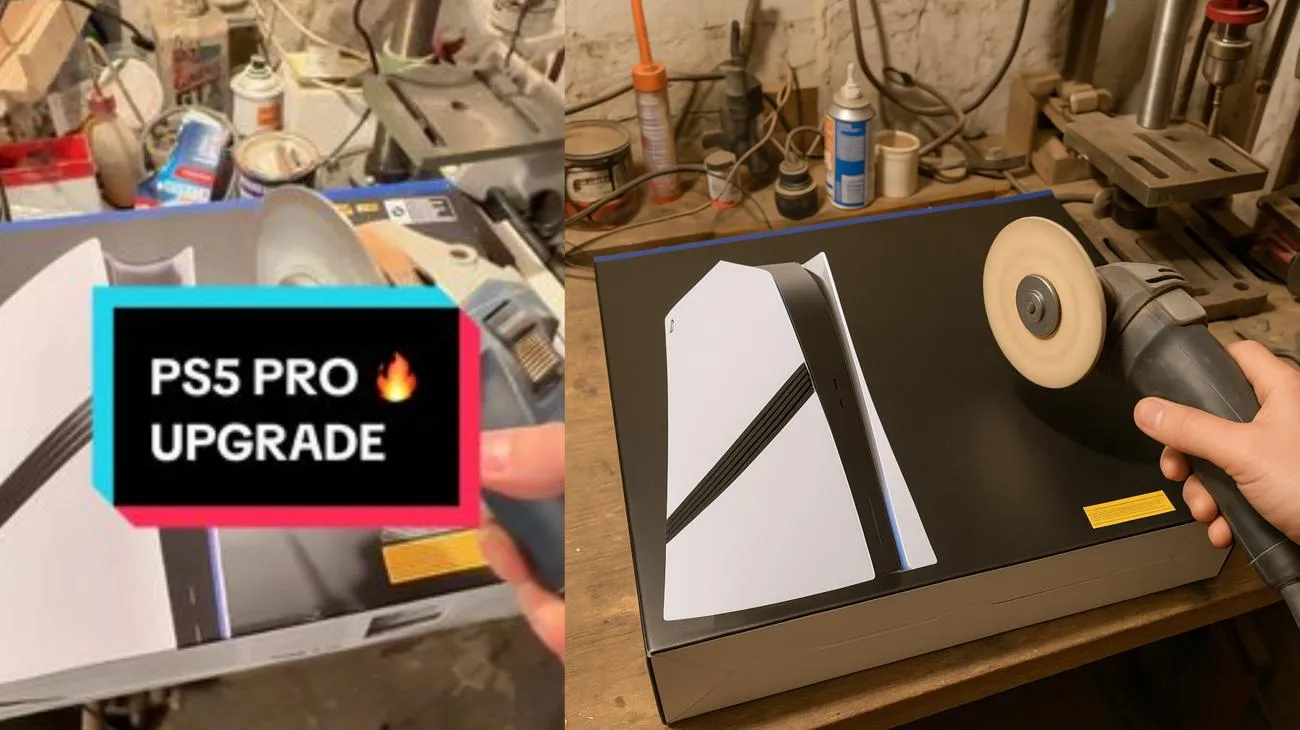 PS5 Pro Upgrade 🔥 #ps5pro #DIY #diyproject #upcycling"