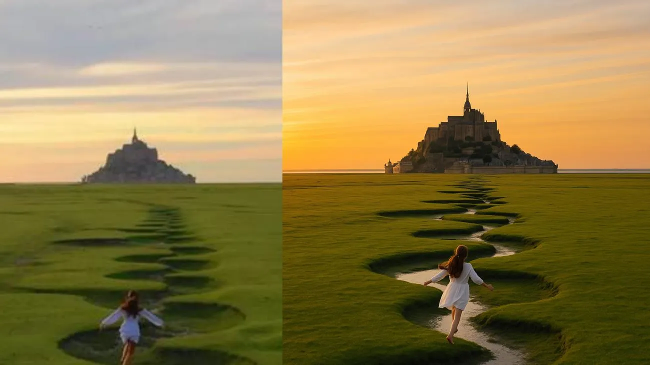 Another one of this place cause I just can't get over it 😍 |📍 Mont Saint-Michel 🇫🇷 #france #travel #travellife #fyp #fürdich"