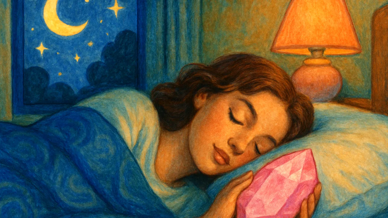 Come utilizzare il Quarzo Rosa per migliorare la qualità del sonno e favorire sogni sereni e riparativi"