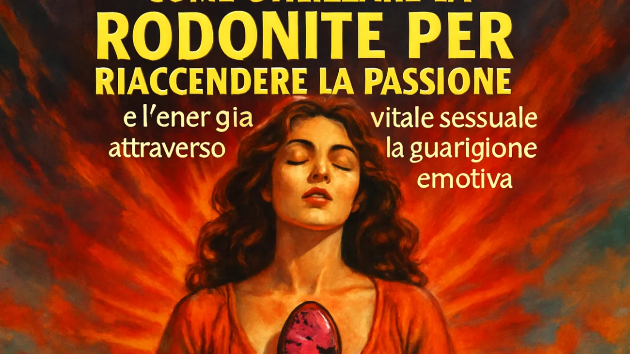 Come utilizzare la Rodonite per riaccendere la passione e l'energia vitale sessuale attraverso la guarigione emotiva"