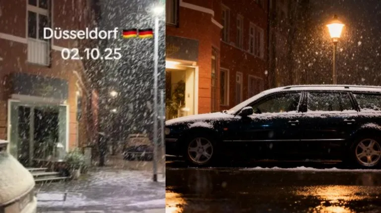 🇩🇪❄️#germany #snow #dusseldorf #fyp #foryou"