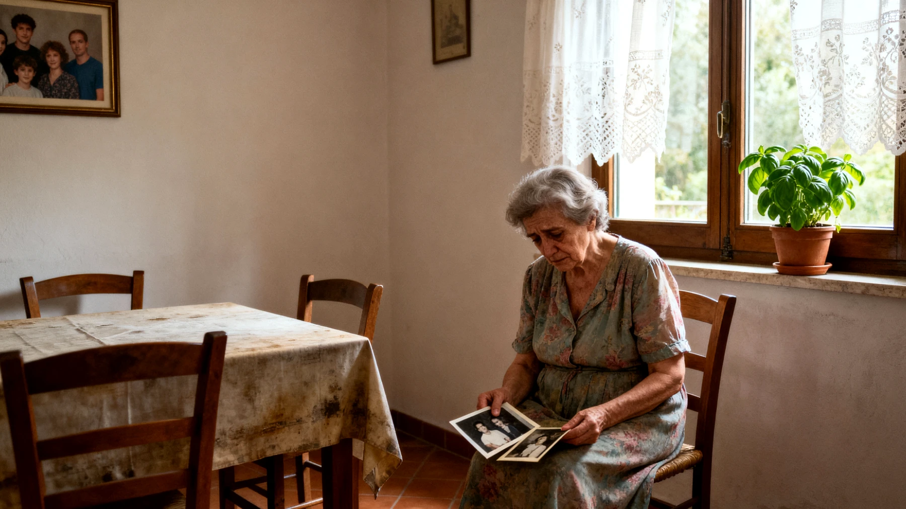 Nonna che teme di perdere il legame affettivo con i nipoti giovani adulti che si sono allontanati per studio, lavoro o per costruire la propria vita autonoma"