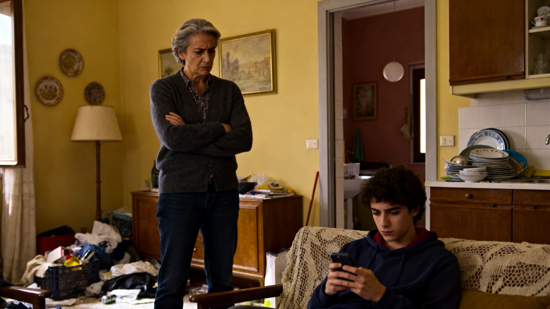 Ouders van jongvolwassenen ervaren frustratie en spanning doordat hun kinderen weinig medewerking tonen bij dagelijkse huishoudelijke taken en verantwoordelijkheden, wat leidt tot conflict over verwachtingen en autonomie in deze overgangsfase naar volwassenheid"