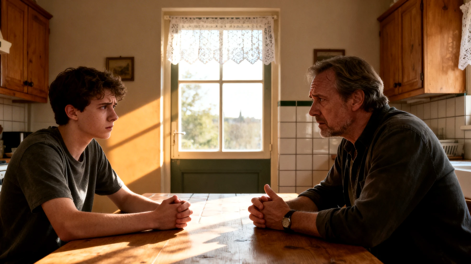 Vader heeft moeite om zijn jongvolwassen kind te begeleiden bij het omgaan met belangrijke levensveranderingen zoals verhuizen, carrièrekeuzes, relatiewijzigingen of transitie naar volledige zelfstandigheid"