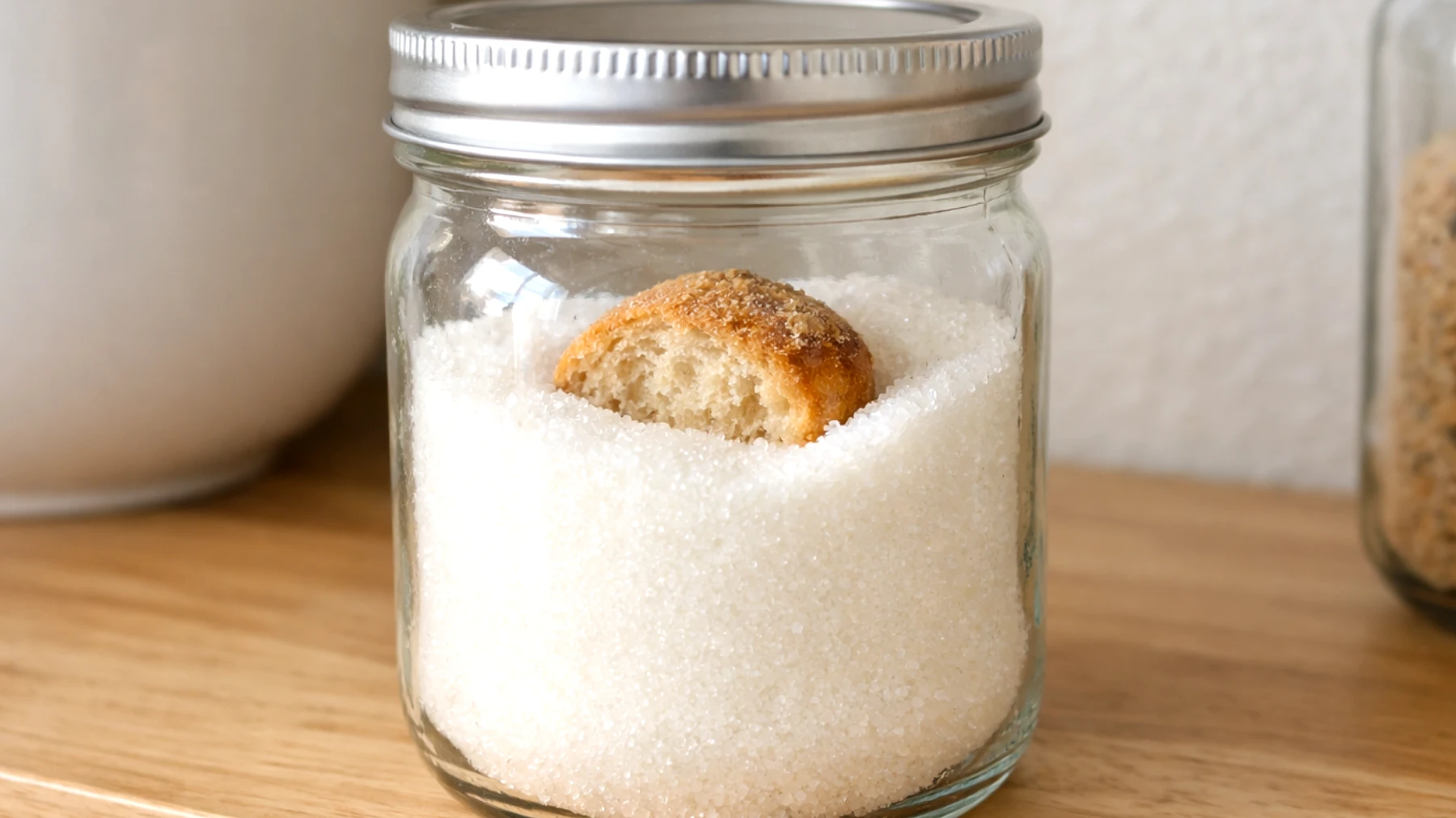 Come evitare che lo zucchero diventi duro, si compatti in blocchi o assorba umidità durante la conservazione in casa"